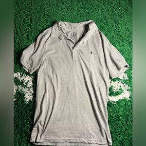 Volcom Light Gray Polo Shirt
